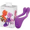 BeauMents Doppio - vibratore coppia 3 motori ricaricabile (viola)