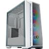 Case Cooler Master MasterBox 520 White Mesh ARGB - Mid-Tower ATX, Finestra laterale trasparente, 3x 120mm Ventole ARGB Frontali pre-installate, Bianco