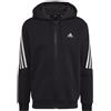 ADIDAS FELPA FULL ZIP CON CAPPUCCIO 3 STRIPES