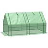 Easycomfort Serra da Giardino con Copertura in PE Rinforzato e Telaio in Acciaio, 180x90x90cm, Verde
