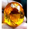 Gemme ganesh AAA + grande citrino giallo 89,15 ct. Pietra preziosa sfusa taglio ovale...
