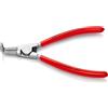 KNIPEX Pinza per anelli di sicurezza per anelli di sicurezza esterni su alberi cromata rivestiti in resina sintetica 170 mm, 46 23 A21