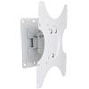 Techly 023875 Supporto a Muro per TV LED LCD 19-37'' inclinabile 1 snodo Bianco Bianco