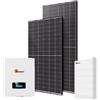 Sunerg Kit Fotovoltaico Sunerg Monofase 6020W, Inverter Da 6Kw Con Accumulo Da10Kw Wifi n14 Pannelli
