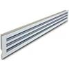 Ecoclima Diffusori Lineari EDFL20 3 FER L1000 Telaio in Alluminio e Deflettori in Alluminio Verniciato Nero.