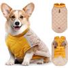 CIYIN Cappotto Cane Invernale,CIYIN Cappottini per Cani Piccola Taglia Impermeabile Giubbotto,Cappotto Cane Caldo con Imbracatura,Strisce Riflettenti,Giacca Invernale Calda per Cani (M)