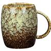 YlobdolY Tazza di caffè Grande in Ceramica da 500 ml con Manico, Tazze di tè Vintage novità Latte Mugs Swig per L'Ufficio e la casa, per Uomini Donne, Giallo