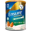ABBOTT Srl Ensure Advance Base Vegetale, integratore alimentare con Proteine Vegetali. Formato 400g, gusto Mandorla