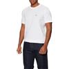 CALVIN KLEIN T-shirt Uomo in cotone con mini logo Bianco