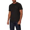 CALVIN KLEIN T-shirt Uomo in cotone con mini logo Nero