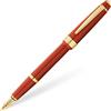 Cross Bailey Light - Penna stilografica, spessore pennino XF, confezione regalo, colore: ambra con finiture dorate