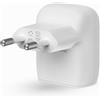 Belkin Caricabatteria da parete Belkin WCA006VF1MWH-B6 Ricarica rapida con cavo Usb Tipo C 20W Bianco [WCA006VF1MWH-B6]