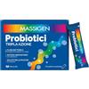 Massigen Probiotici Tripla Azione Integratore di Fermenti Lattici, 12 Stickpack