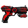 Villa Giocattoli-9920 Pistola Soft Bullet Gun, Colore Nero e Rosso, 23 cm, 9920
