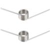 Be In Your Mind 2pcs Molle Di Torsione A Doppia Gamba In Acciaio Inossidabile 5,5 Spire Molla Sinistra 1,8 Mm Diametro Filo Molla 130 Gradi Per Progetti Fai Da Te