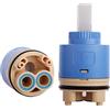 Toolstar - Cartuccia per rubinetto, 1 pezzo da 35 mm/40 mm, valvola a disco in ceramica per rubinetti a leva singola, miscelatori monoblocco per bagno o cucina (tipo A/B), blu