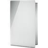 Blomus Scatola Portachiavi in Vetro, Lavagna Magnetica, Metallo, Bianco, H 30 cm, B 20 cm, L 5 cm