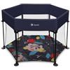 LIONELO Box Pieghevole Esagonale Grande ROEL BLUE NAVY