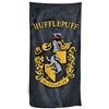 Elbenwald Harry Potter Beach Asciugamano con HuffiPuff Case Stemma Motivo Motivo 90x180cm Grigio