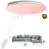 chysongoods-YY Plafoniera musicale LED con altoparlante Bluetooth Φ50cm 55W controllo vocale e APP Compatibile con Alexa/Google Home Cambio colore RGB Regolazione colore dimmerabile con telecomando