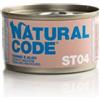 Natural code ST04 tonno e alici 85gr