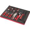 SOGI Assortimento di 11 utensili SOGI TER-04 - pinze varie - martello per meccanici - mazzuola con testa in gomma