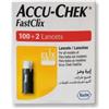 ACCU-CHEK FASTCLIX 100+2 LANCETTE ROCHE