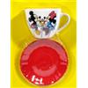 PRL) WALT DISNEY TAZZA PIATTO TOPOLINO MICKEY MOUSE MINNI DISH CUP MICKY MAUS