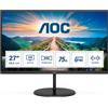 AOC V4 Q27V4EA LED display 68,6 cm (27") 2560 x 1440 Pixel 2K Ultra HD Nero