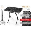 TAVOLO PIEGHEVOLE CM. 110X70X75H NERO MARMO