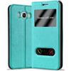 Cadorabo Custodia Libro per Samsung Galaxy J5 2016 in TURCHESE MENTA - con Funzione Stand e Chiusura Magnetica - Portafoglio Cover Case Wallet Book Etui Protezione