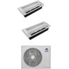 Gree Climatizzatore Condizionatore Cassetta 1 Via Dualsplit 9 + 12 Inverter GWHD18NK6OO A++/A+ R32