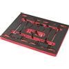 SOGI Assortimento di 15 utensili SOGI TER-07 - chiavi maschio esagonale bombate - chiavi maschio Torx - con impugnatura