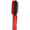 Socobeta Pettine arricciacapelli lisciante per capelli, comando a pulsante Spazzola per capelli elettrica piccola portatile per viaggiare per lo styling