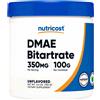 Nutricost DMAE Bitartrate (100 g, Non Aromatizzato)