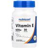 Nutricost Vitamin E 400 IU (30 Capsule morbida)
