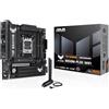 ASUS TUF Gaming B850M-Plus WiFi, Scheda Madre AMD mATX, 14+2+1 Fasi Alimentazione, Slot DDR5, PCIe 5.0 Ready, 3 slot M.2, WiFi 6E, Ethernet Realtek 2,5 GB, USB-C da 20 Gbps, BIOS Flashback e Aura Sync