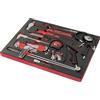 SOGI Assortimento di 29 utensili SOGI TER-25 - martelli - set di chiavi varie misure - pistola aria e pneumatici - per auto