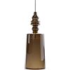 Karman Alibaglass SE316AFINT lampada a sospensione pirex bronzo