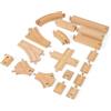 Bigjigs Rail Confezione di espansione binari Basso Livello