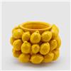 EDG Enzo De Gasperi Vaso Chakra Limoni 28cm Ceramica Giallo