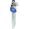 BRILLIANT TOOLS BT044019 Serie di chiavi maschio piegate, 9 pz, profilo Torx®, corte [Powered by KS TOOLS]