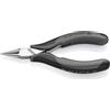 KNIPEX Pinza speciale per elettronica ESD con cerniera passante con impugnature multicomponente 115 mm, 35 32 115 ESD