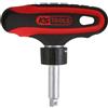 KS Tools 151.1109-E 1/4 Impugnatura a T c.cricchetto ERGO+ 45denti su rimorchio