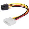 Desconocido 4-Pin Molex maschio a 6-pin femmina PCI-E PCI Express cavo adattatore di alimentazione