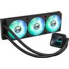 ASUS Dissipatore a Liquido Asus Prime LC 360 ARGB - ventole ARGB preinstallate e illuminazione Aura, waterblock con opzioni di lenti a specchio infinito