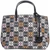 Pinko Carrie Shopper Classic PVC Stampa Logo, Borsa Donna, ZM7Q_Nero/Marrone/Bianco.Antique Go, Taglia Unica