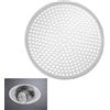 AZWOOD Filtro Capelli Doccia, 120mm Raccogli Cattura Capelli Tappo Copertura di Scarico Della Doccia Acciaio Inossidabile Raccoglitore di Capelli per Bagno Vasca da Bagno Cucina