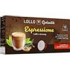 Lollo Caffè Caffè al Ginseng, Capsule Lollo Caffè Compatibili Nespresso, 10 pezzi