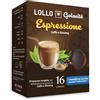 Lollo Caffè Ginseng Solubile, Capsule Lollo Caffè Compatibili A Modo Mio, 16 pezzi